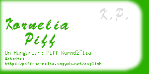 kornelia piff business card